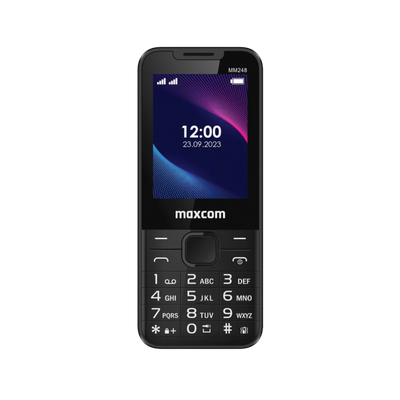 Telefon komórkowy Maxcom MM248 4G DualSIM Czarny.