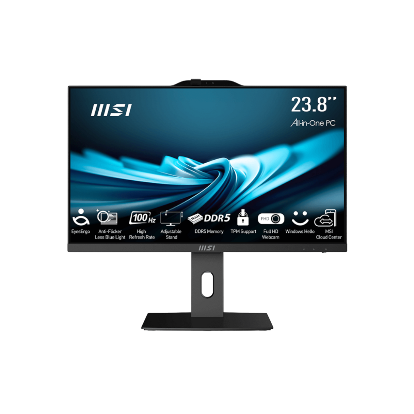 Komputer AiO MSI PRO AP242P 14M-649XEU i5-14400 23,8" FHD 16GB 512GB NOOS Czarny