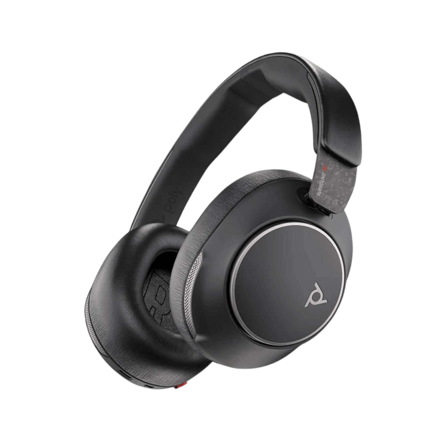 Słuchawki bezprzewodowe nauszne Poly Voyager Surround 80 UC USB-C adapter USB-C/A