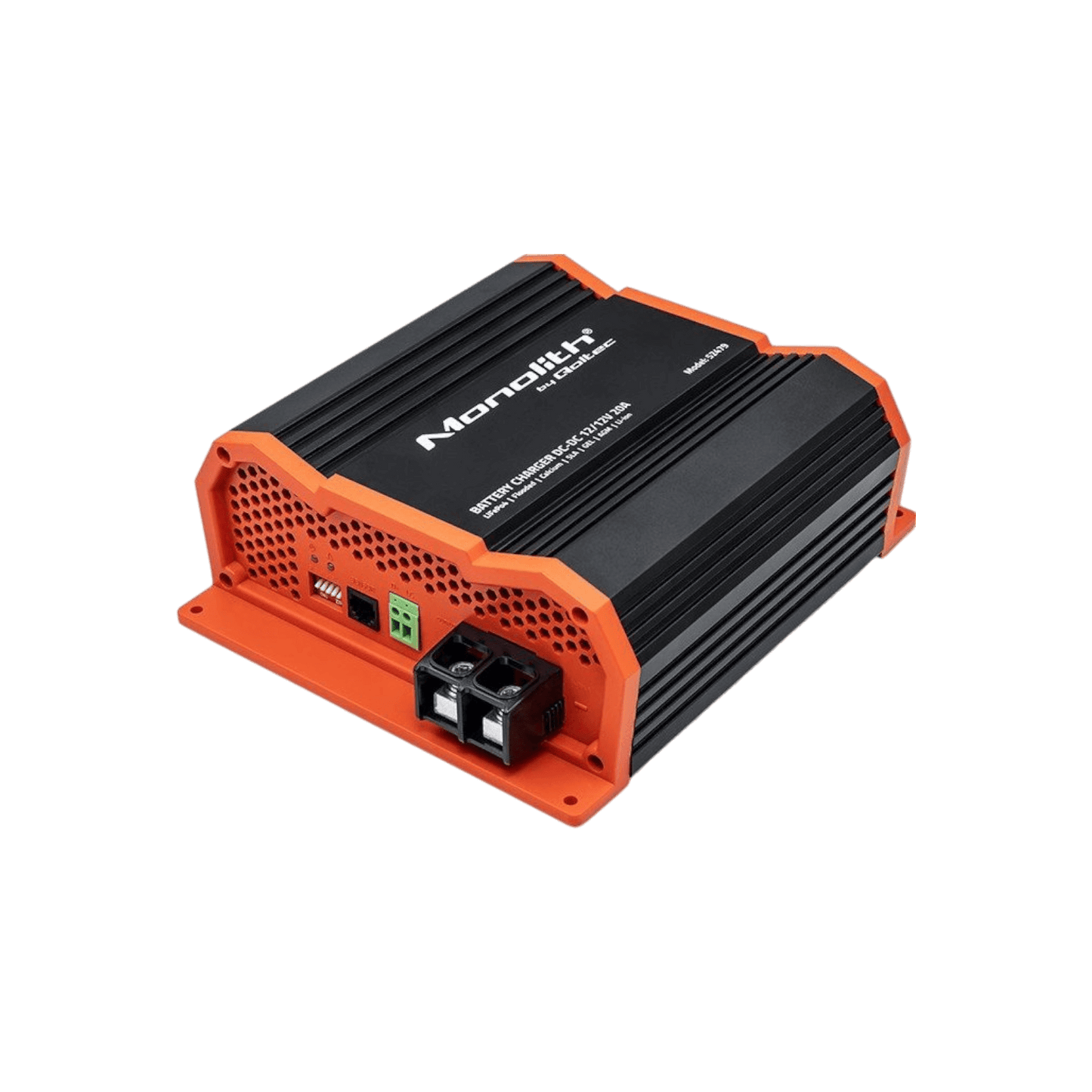 Ładowarka akumulatorów Qoltec Monolith 52479 DC-DC LiFePO4 AGM GEL 12V-12V 20A 250W