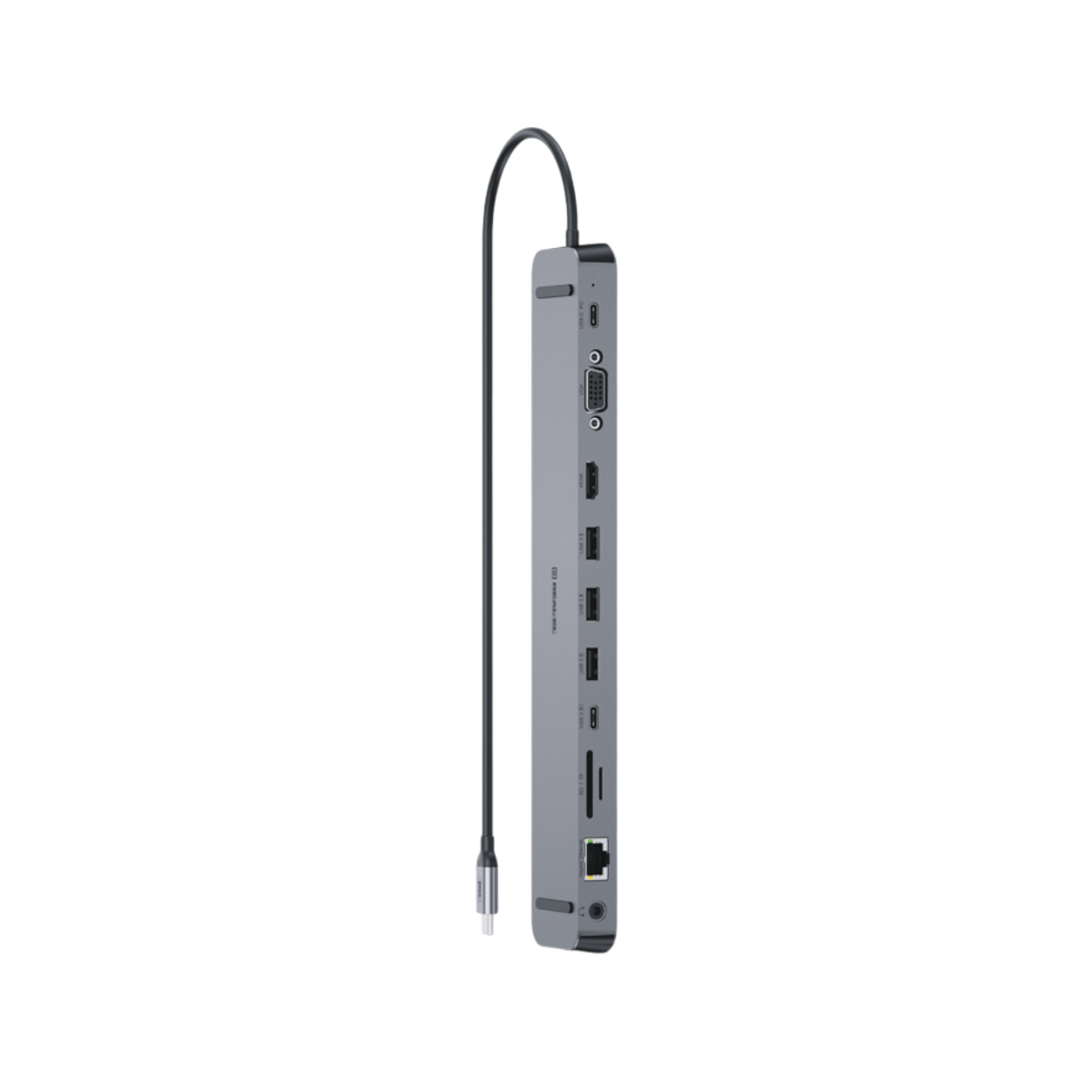 Wielofunkcyjna stacja dokująca REAL-EL CQ-1000 USB-C