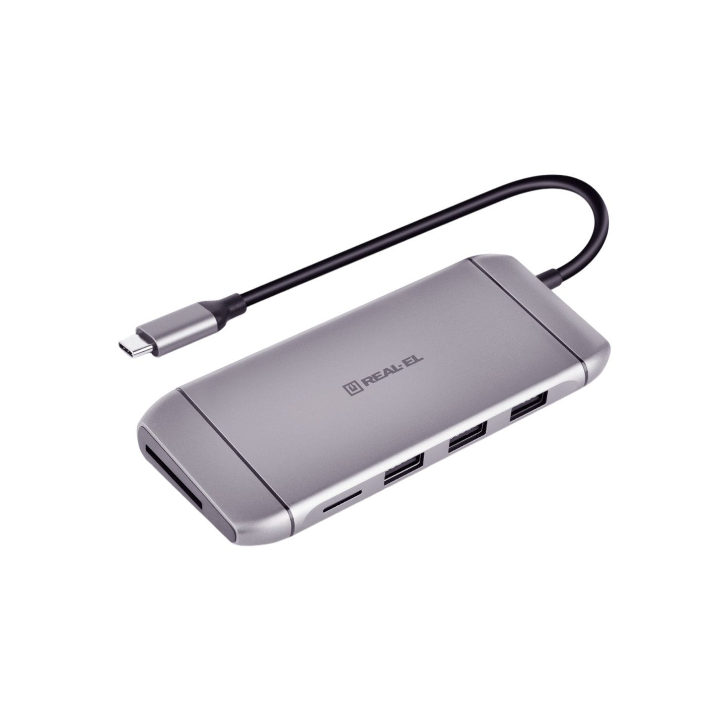 Wielofunkcyjna stacja dokująca REAL-EL CQ-900 USB-C