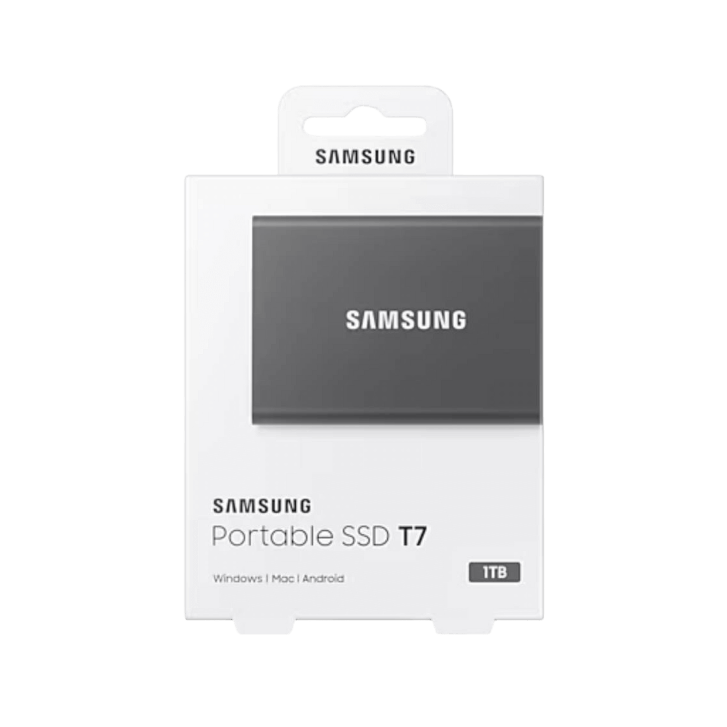 Dysk zewnętrzny SSD Samsung T7 USB 3.2 1TB 2.5" Szary