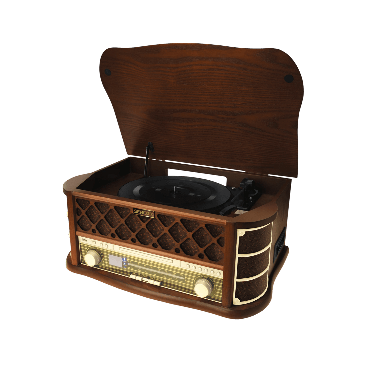 Gramofon retro Sencor STT 016 z odtwarzaczem CD i USB
