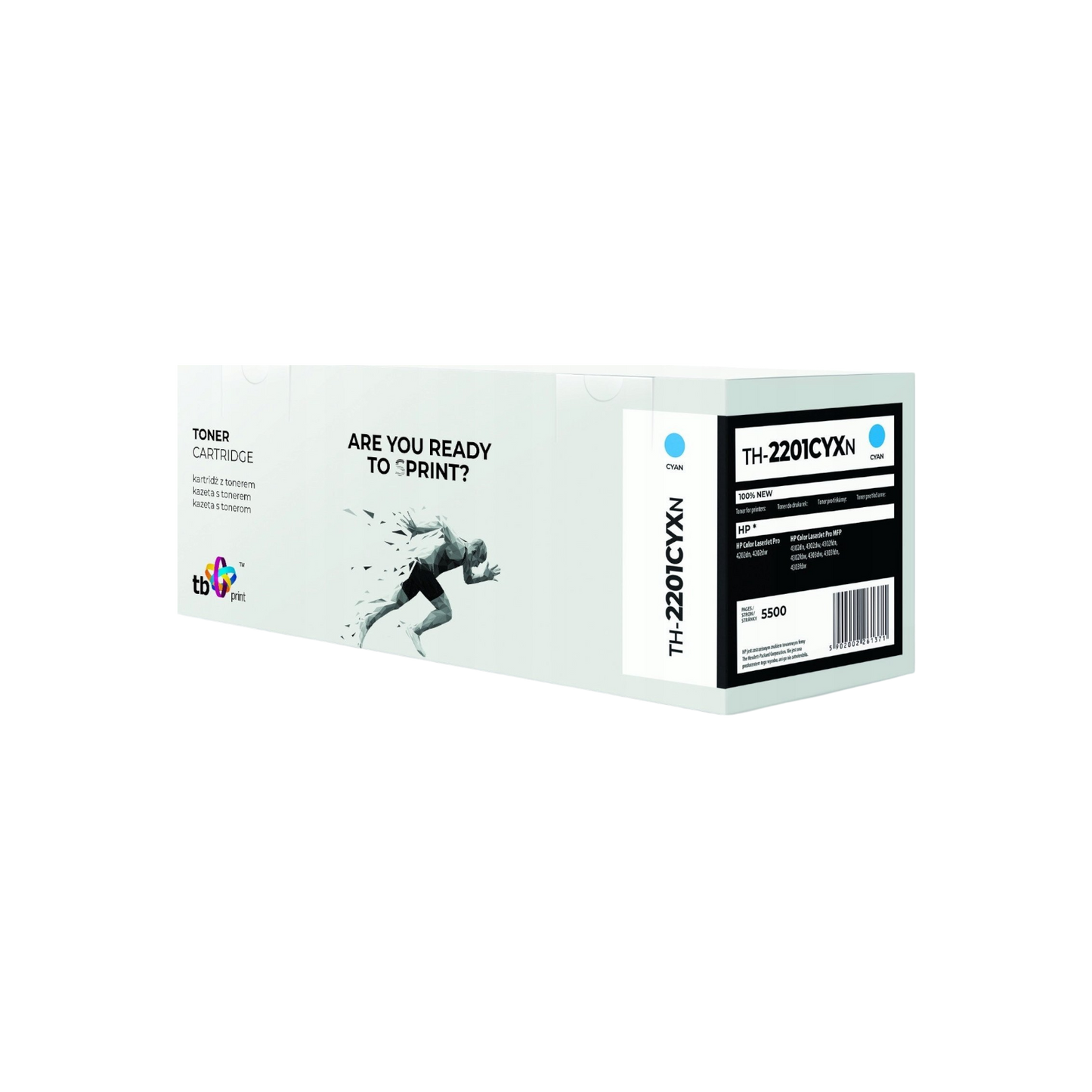 Toner TB Print do drukarki HP Color LaserJet Pro 4202 / 4302 / 4303 W2201X TH-2201CYXN Błękitny (Cyan) 5.5K
