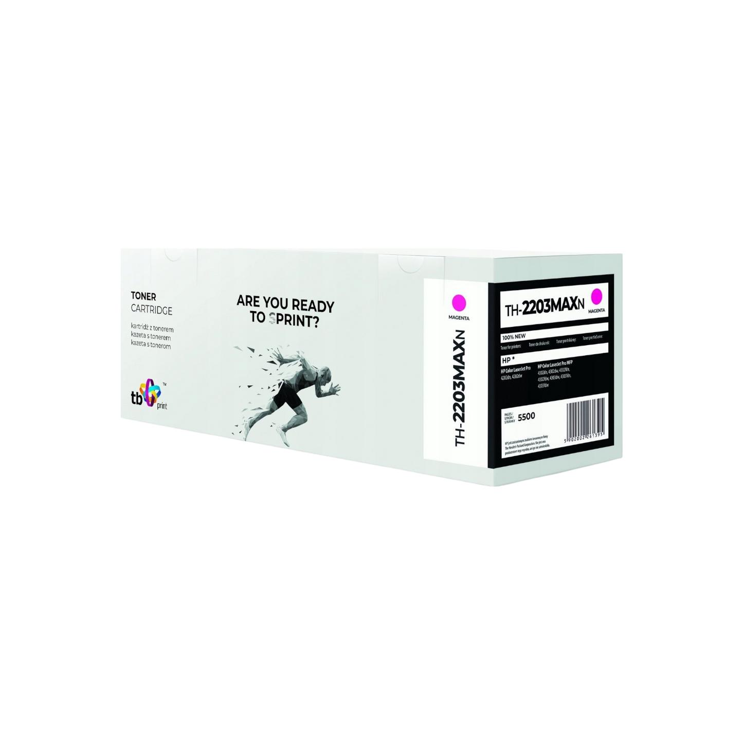 Toner TB Print do drukarki HP Color LaserJet Pro 4202 / 4302 / 4303 W2203X TH-2203MAXN Purpurowy (Magenta) 5.5K