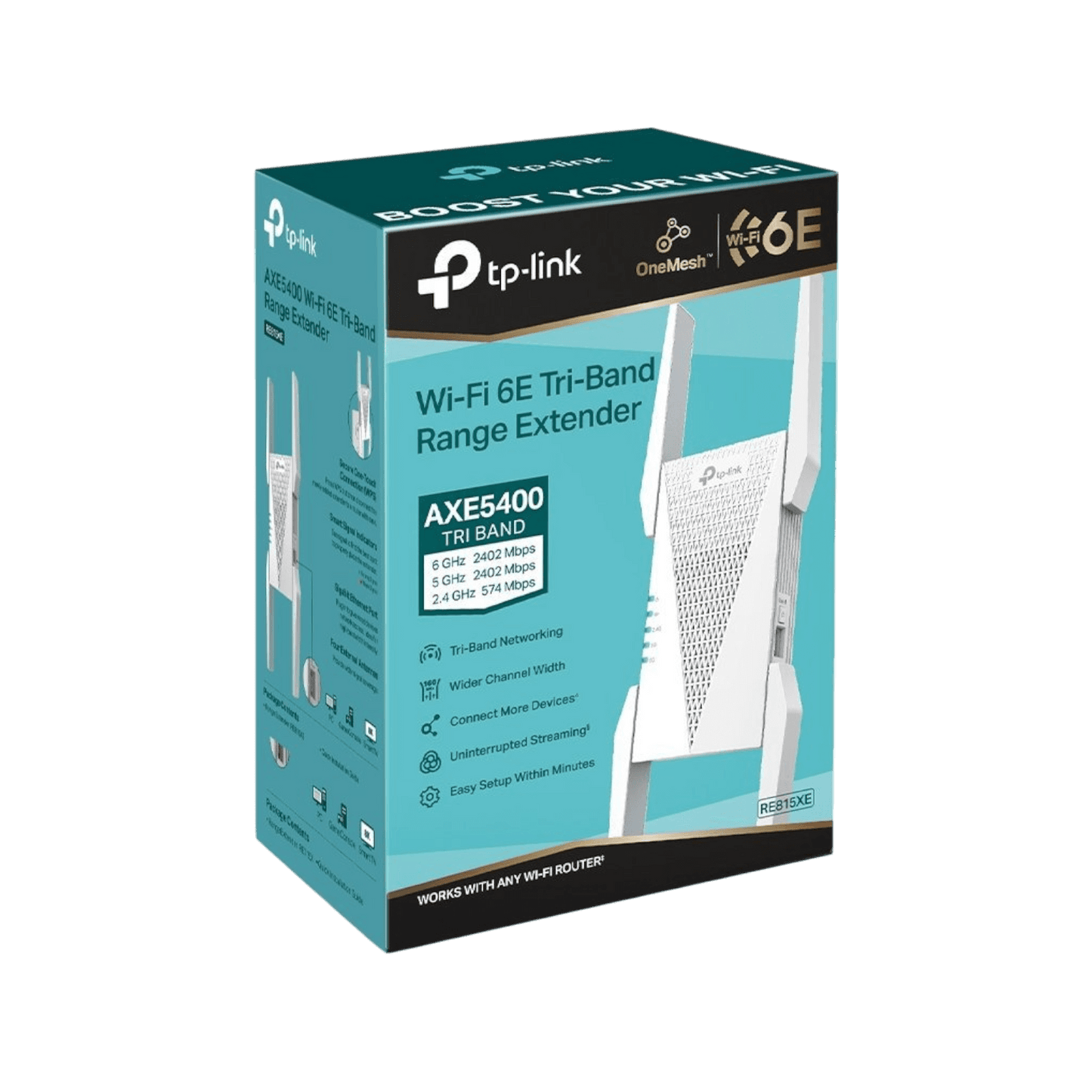 Wzmacniacz sygnału TP-LINK RE815XE Wi-Fi 6E AXE5400