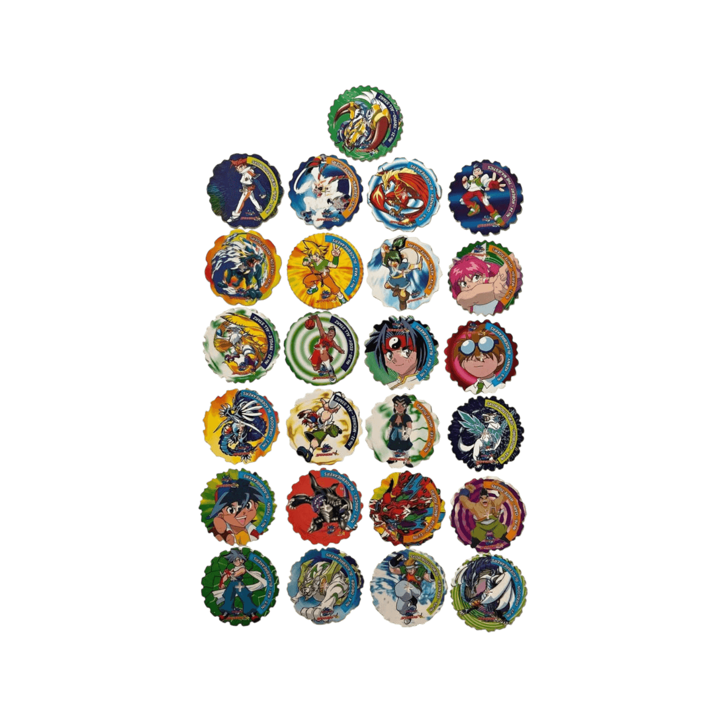 Tazos Spinner Beyblade z Cheetos i Lay's