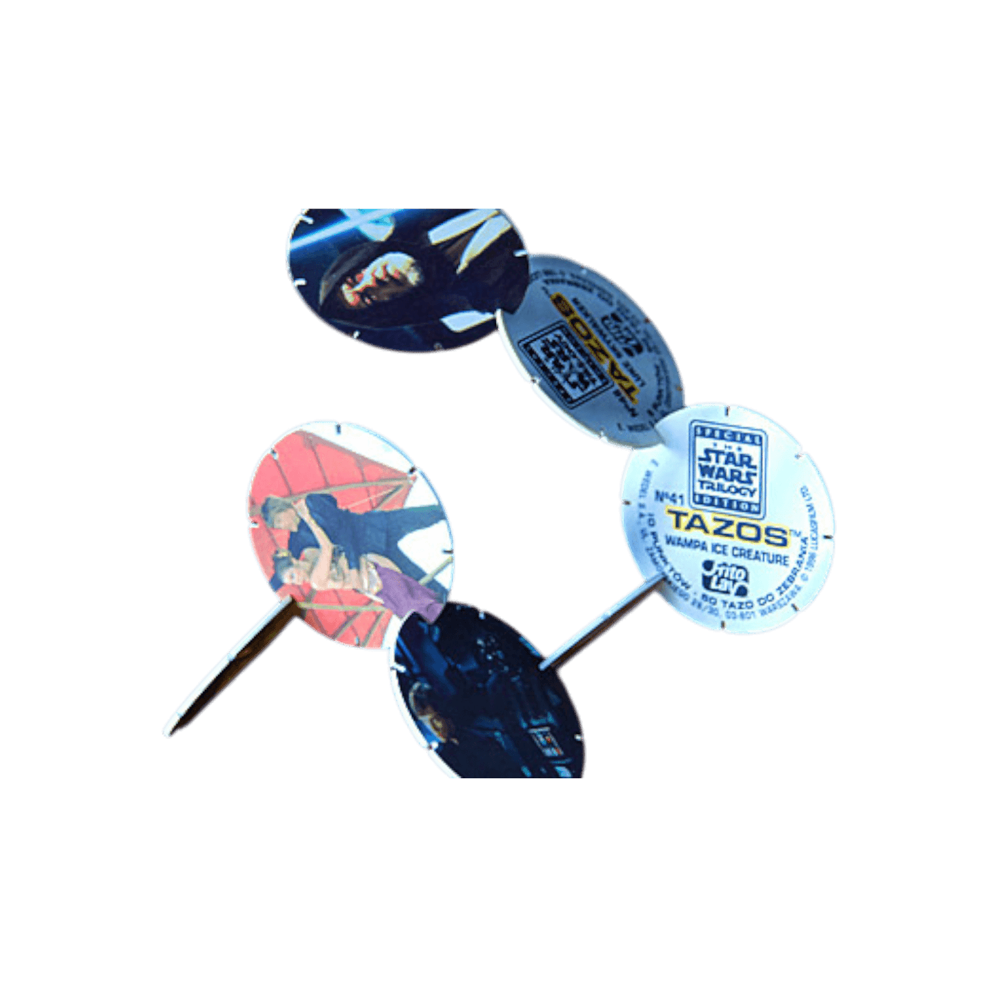 Tazos Star Wars z Cheetos i Lay's