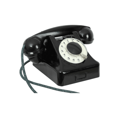 Telefon stacjonarny z obrotową tarczą