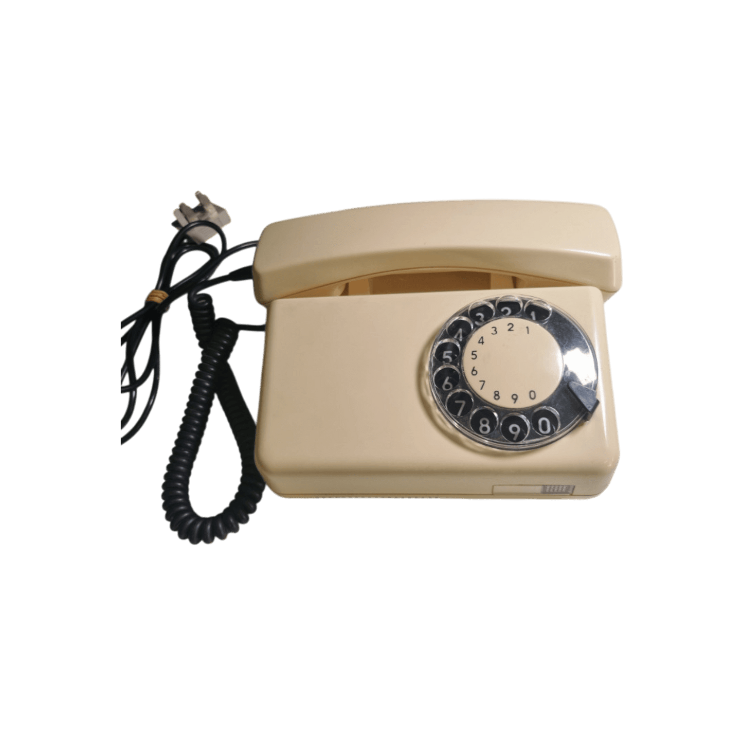 Telefon stacjonarny z obrotową tarczą