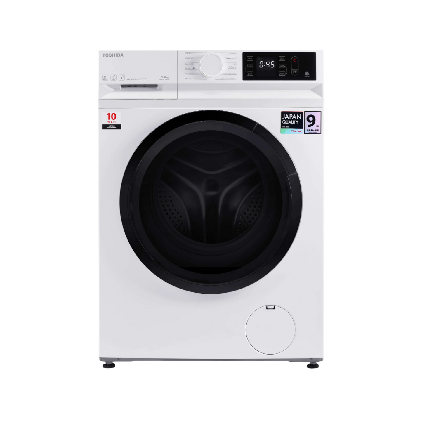 Pralka wolnostojąca Toshiba TW-BL100A4PL(WK) 9kg 1400rpm