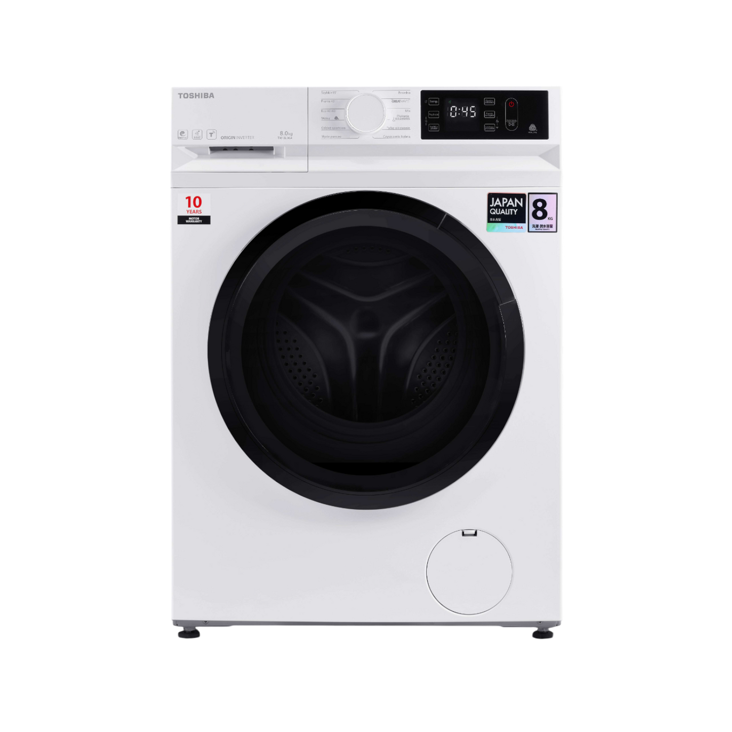 Pralka wolnostojąca Toshiba TW-BL90A4PL(WK) 8kg 1400rpm