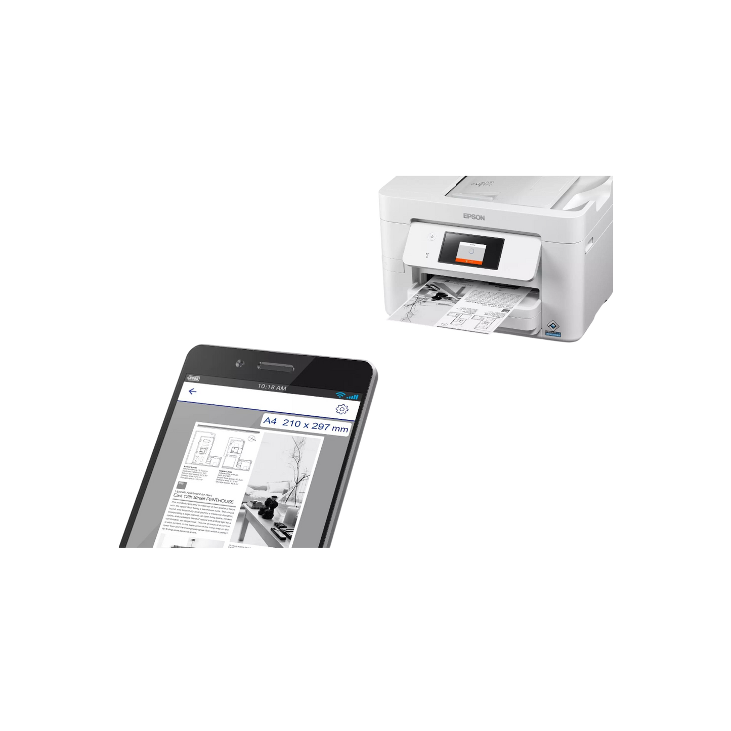 Urządzenie wielofunkcyjne atramentowe Epson WorkForce WF-M4619DWF