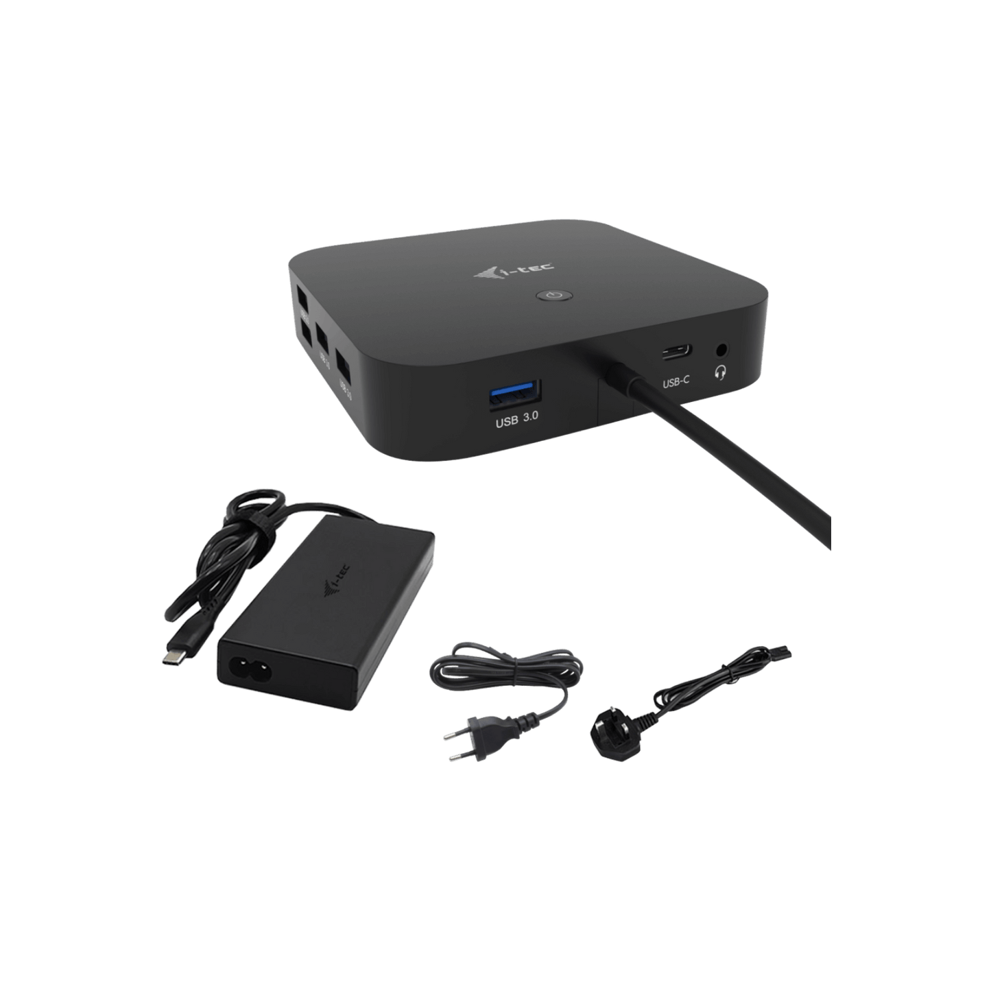 Stacja dokująca i-tec USB-C Dual Display Docking Station Power Delivery 100 W + Zasilacz i-tec Universal Charger 100 W