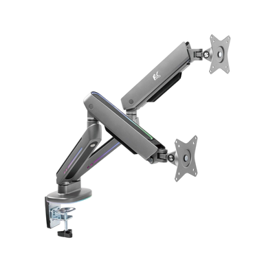 Uchwyt biurkowy na dwa monitory Maclean 17" - 32" NanoRS RS166 VESA 9kg.