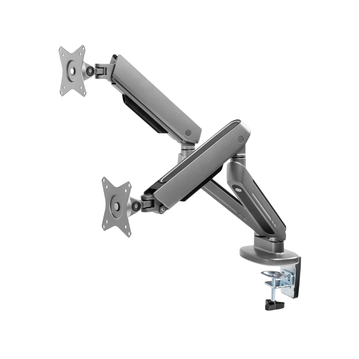 Uchwyt biurkowy na dwa monitory Maclean 17" - 32" NanoRS RS166 VESA 9kg
