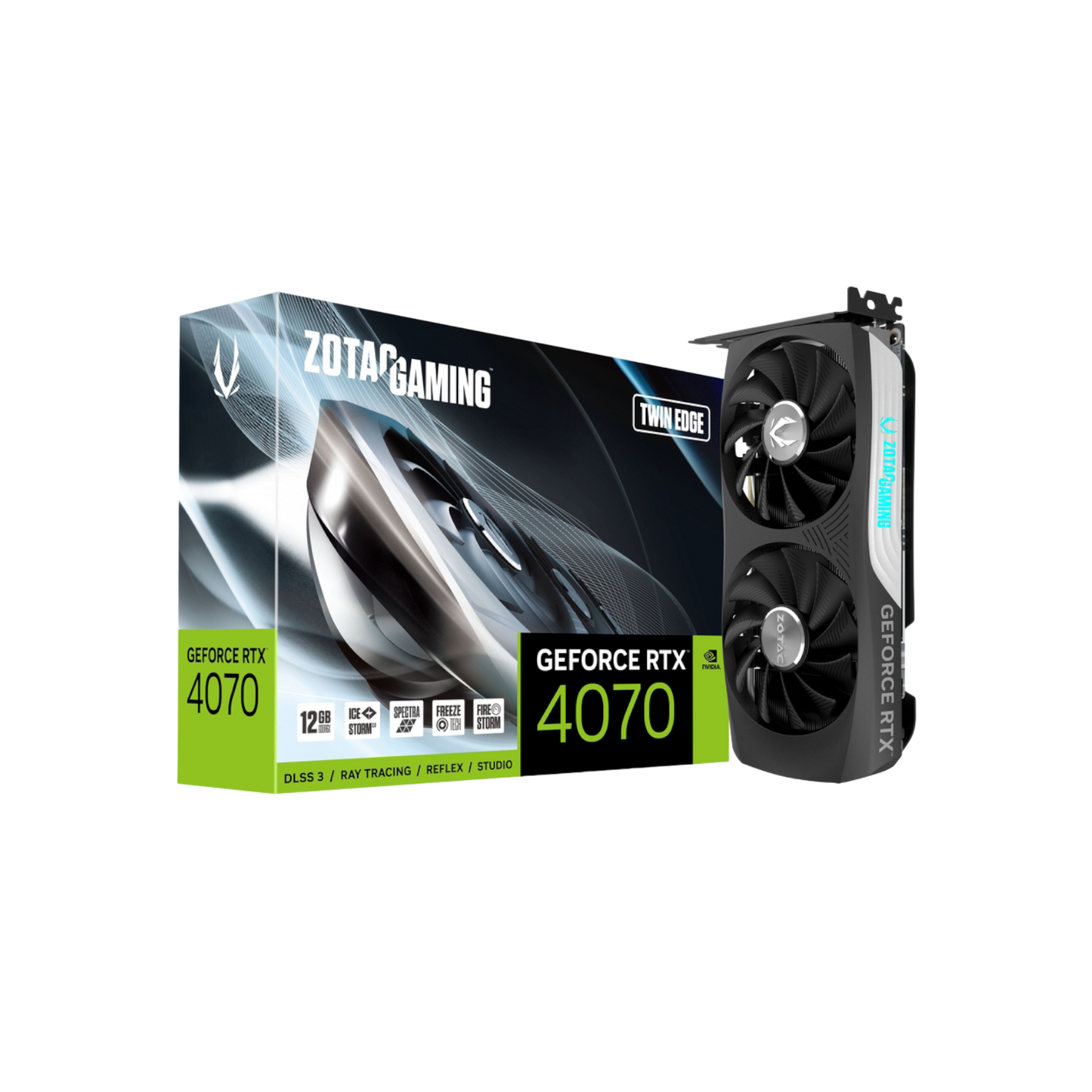 Karta graficzna ZOTAC GAMING GeForce RTX 4070 Twin Edge 12GB GDDR6X