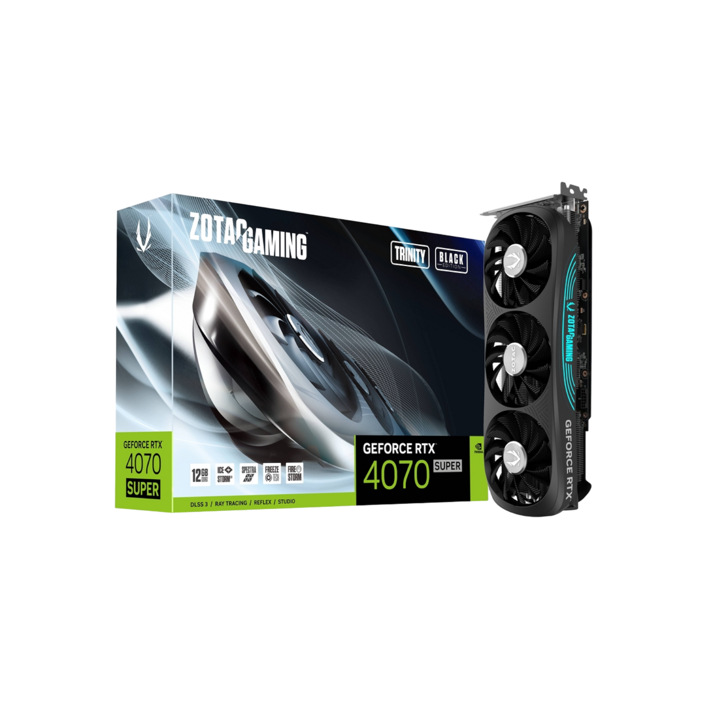Karta graficzna ZOTAC GAMING GeForce RTX 4070 SUPER Trinity 12GB GDDR6X
