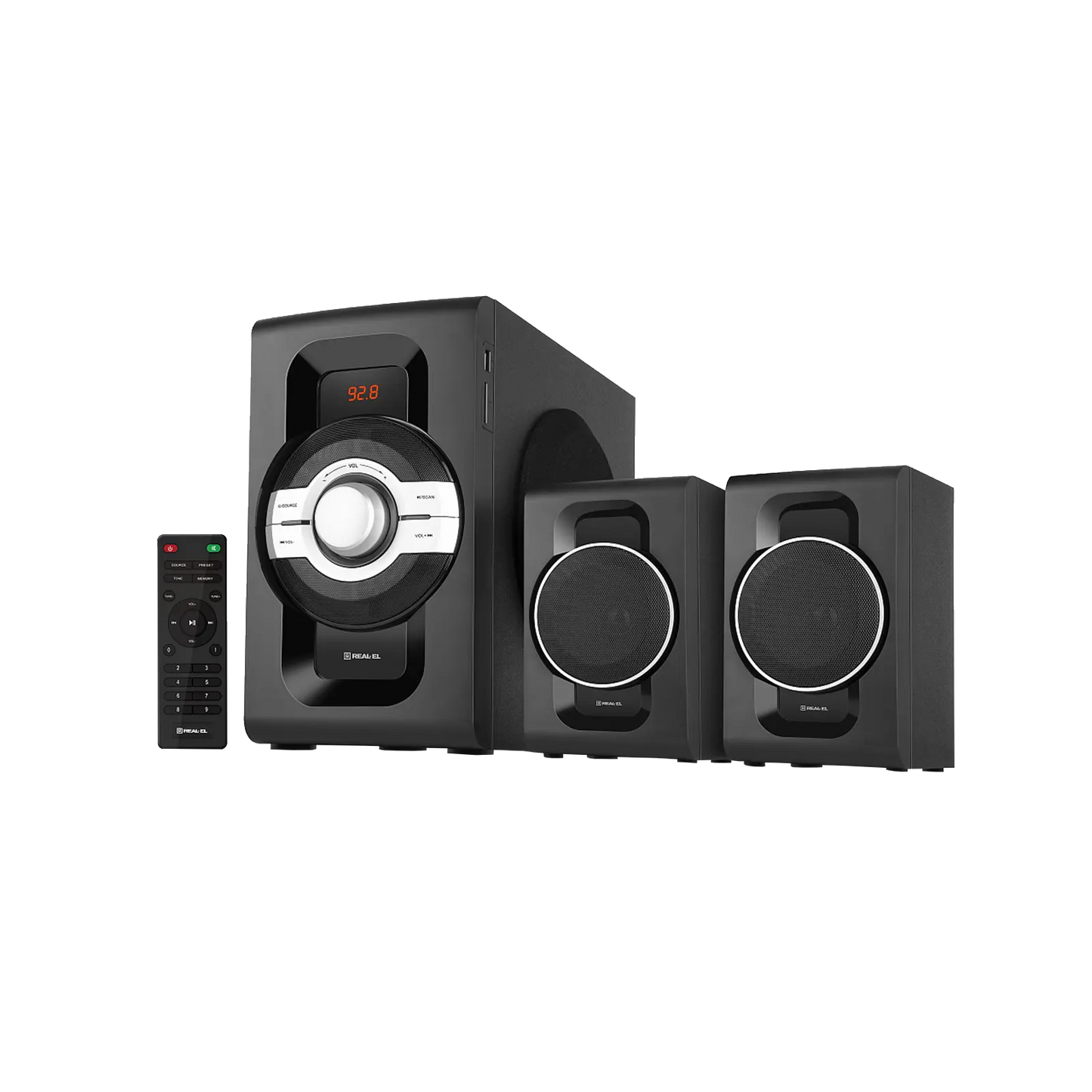 Głośniki 2.1 REAL-EL M-590 60W od REAL-EL w SimplyBuy.pl