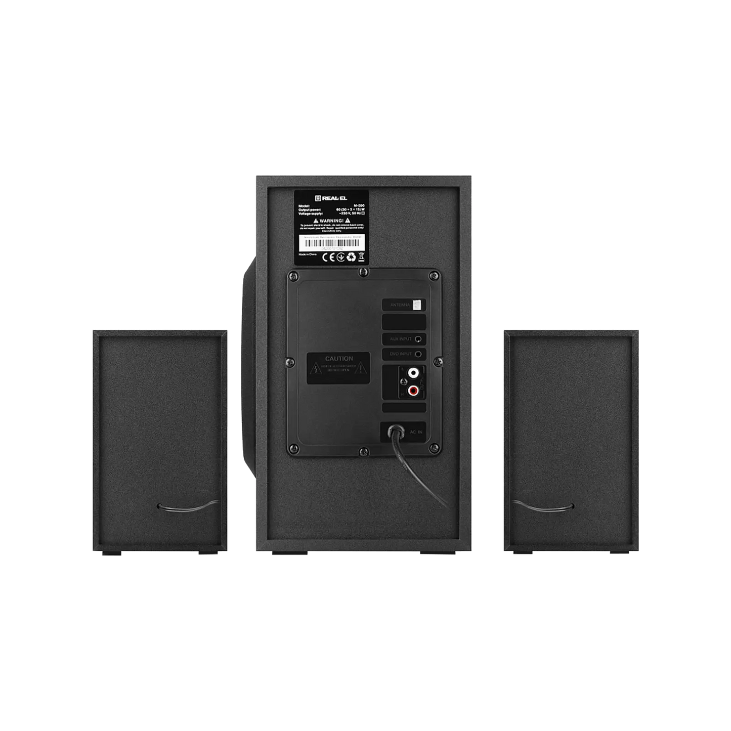 Głośniki 2.1 REAL-EL M-590 60W od REAL-EL w SimplyBuy.pl