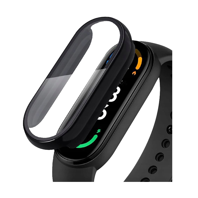 Czarna osłona ochronna Defense360 do Xiaomi Smart Band 7 od TechProtect w SimplyBuy.pl