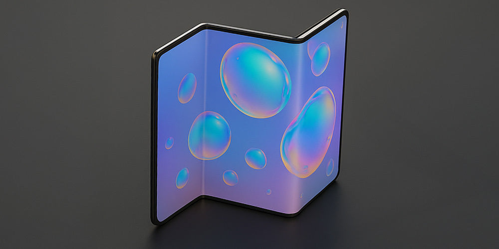 Składany smartfon z trzema ekranami