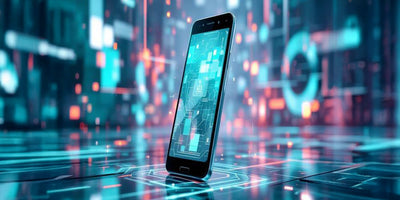 Futurystyczny smartfon.