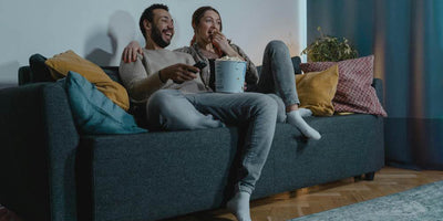 Oglądanie filmu na kinie domowym