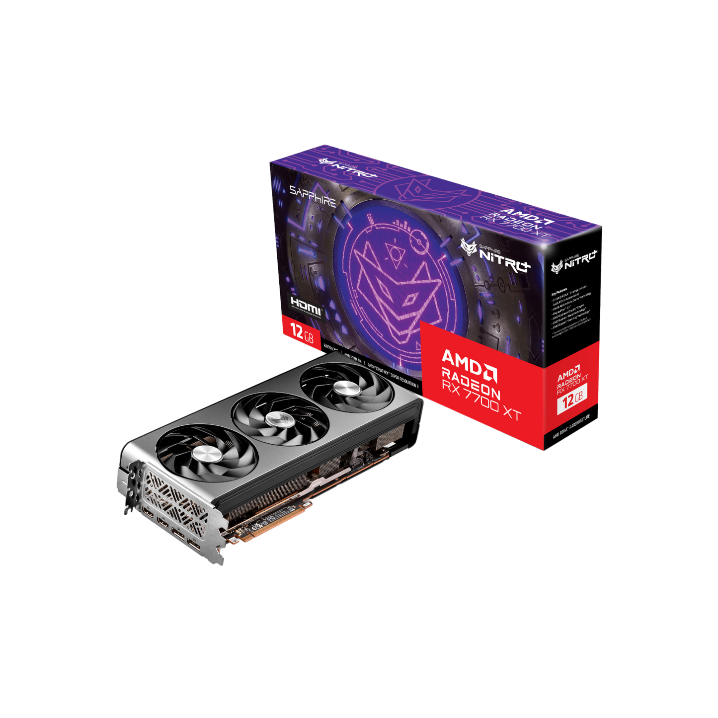 Karta graficzna Sapphire Radeon RX 7700 XT NITRO+ 12GB GDDR6