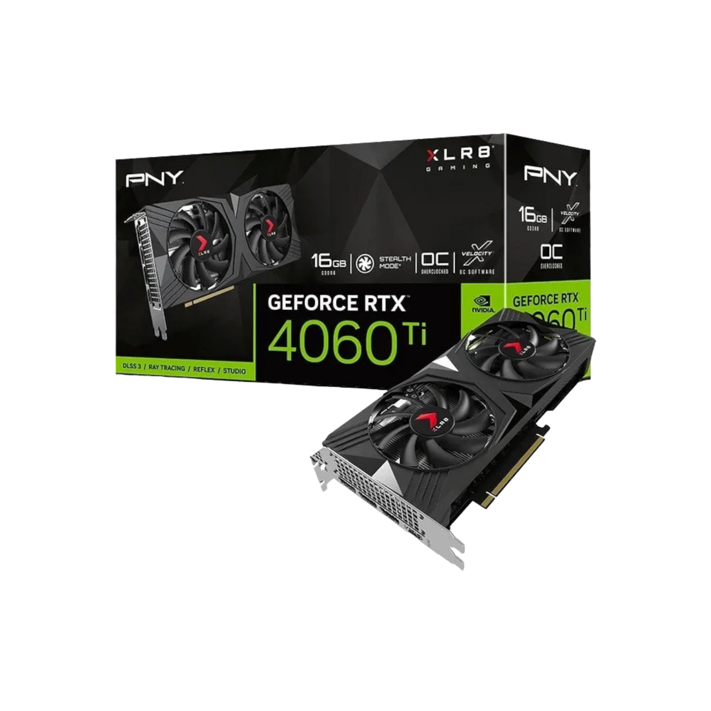 Karta graficzna PNY GeForce RTX 4060 Ti XLR8 Verto Dual Fan OC 16GB GDDR6