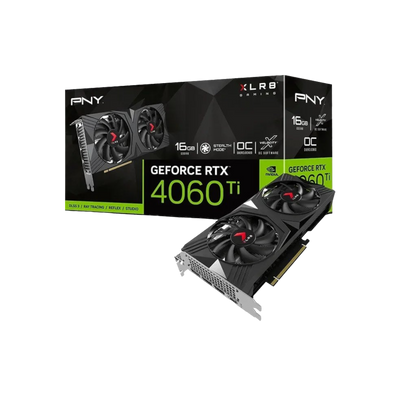 Karta graficzna PNY GeForce RTX 4060 Ti XLR8 Verto Dual Fan OC 16GB GDDR6