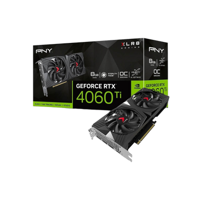 Karta graficzna PNY GeForce RTX 4060 Ti XLR8 Verto Dual Fan OC 8GB GDDR6