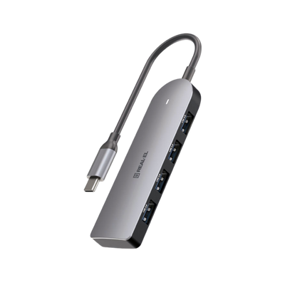 Hub USB REAL-EL CQ-415 USB-C USB 3.0