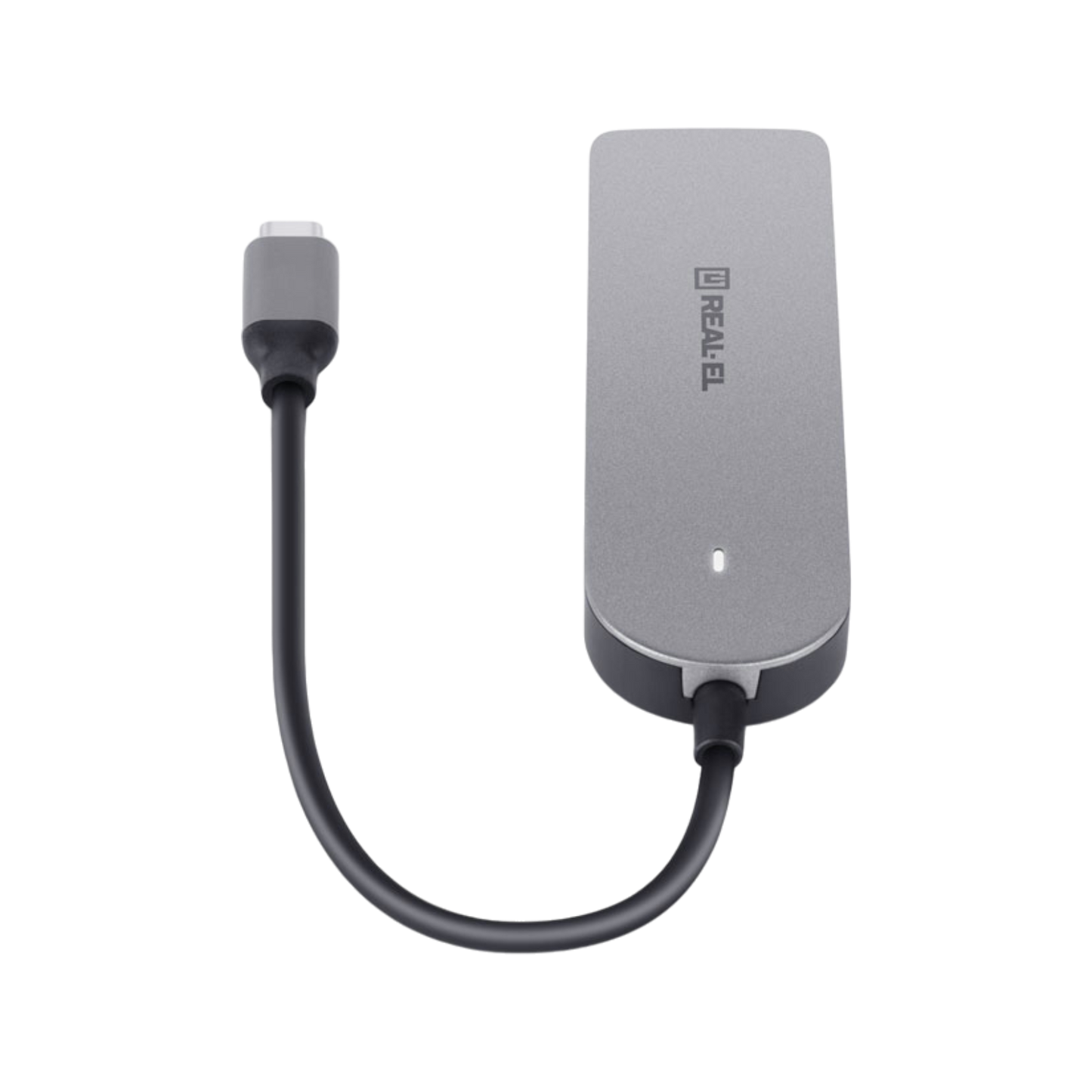 Hub USB REAL-EL CQ-415 USB-C USB 3.0