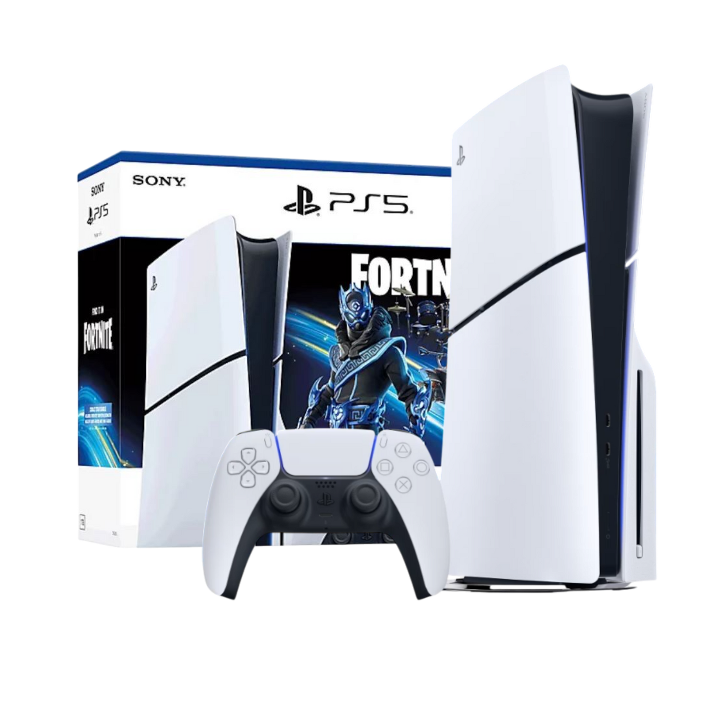 Konsola Sony PlayStation 5 Slim Standard Blu-Ray + Fortnite Cobalt