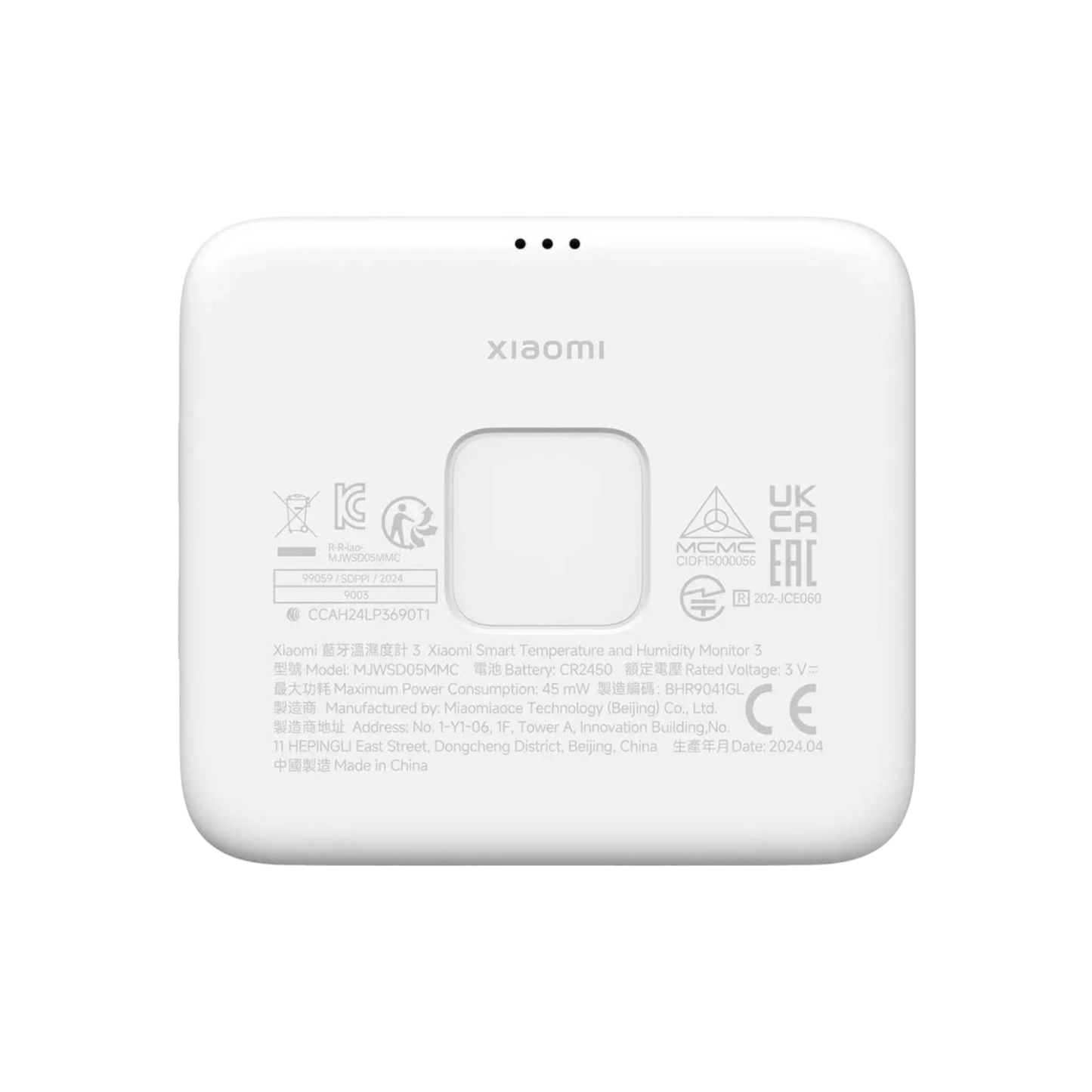 Xiaomi Smart Temperature and Humidity Monitor 3