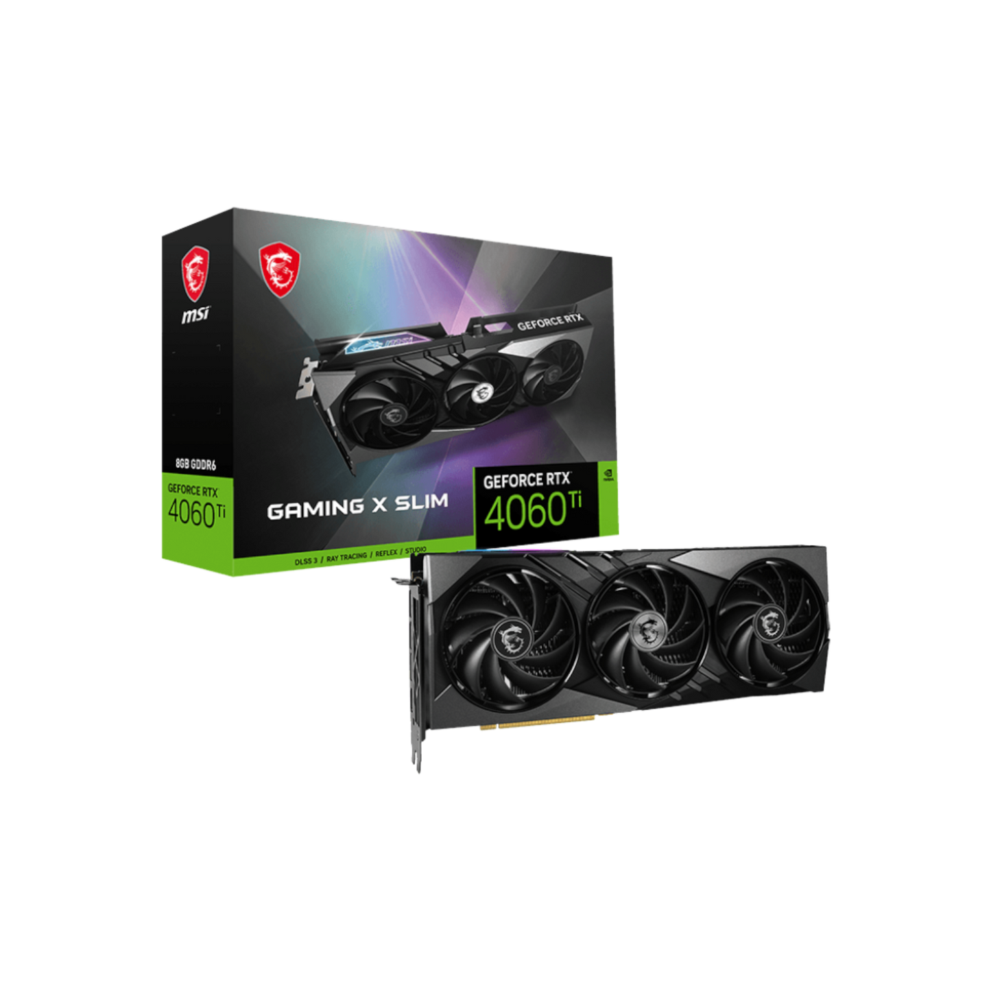 Karta graficzna MSI GeForce RTX 4060 Ti GAMING X SLIM 8GB GDDR6