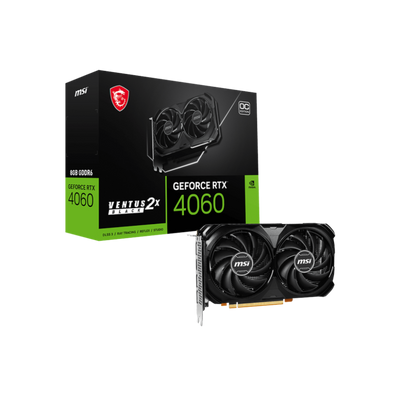 Karta graficzna MSI GeForce RTX 4060 VENTUS 2X BLACK OC 8GB GDDR6