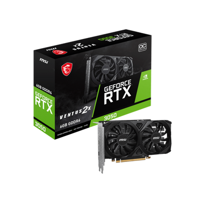 Karta graficzna MSI GeForce RTX 3050 VENTUS 2X OC 6GB GDDR6