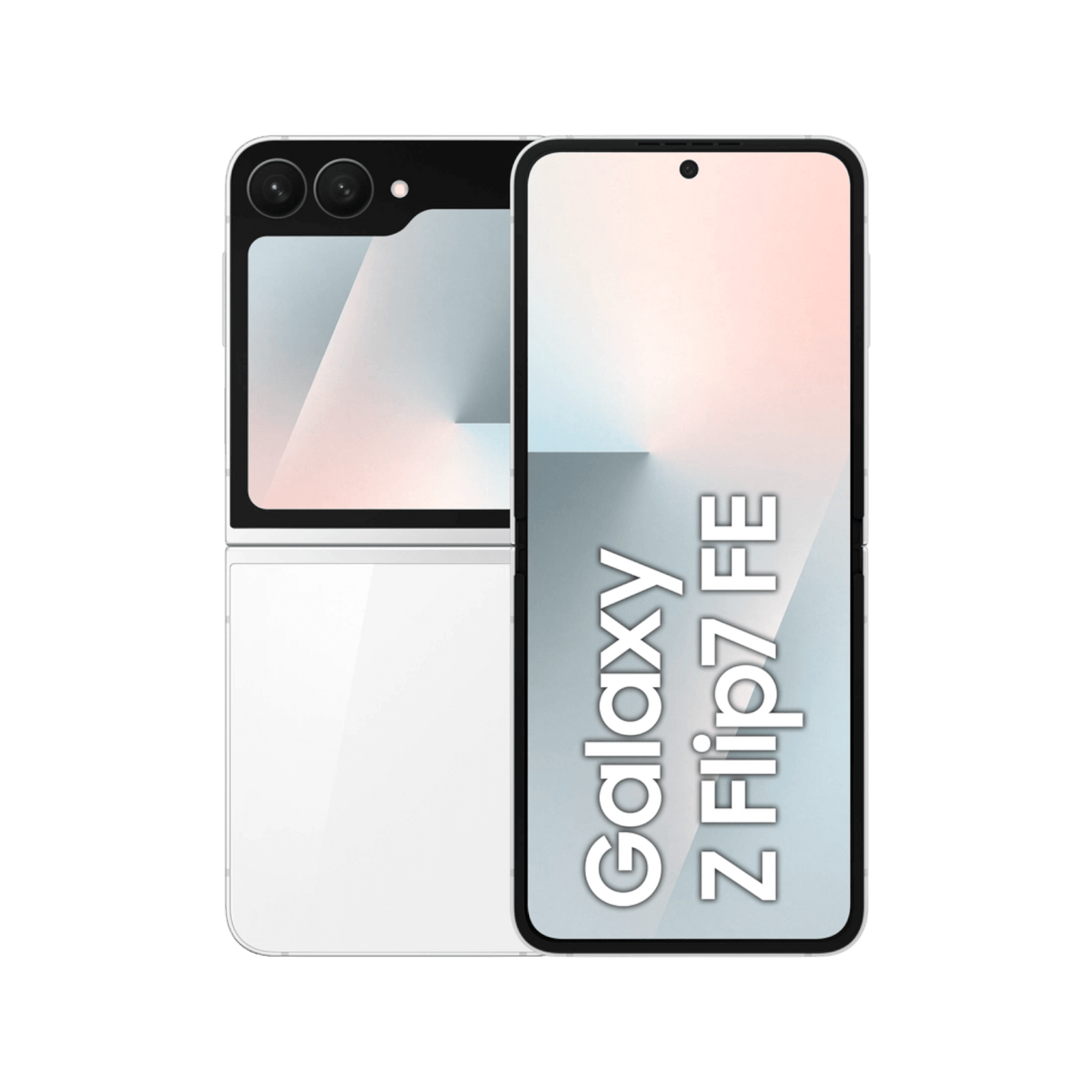 samsung galaxy z flip7 fe biały profil dolny i górny