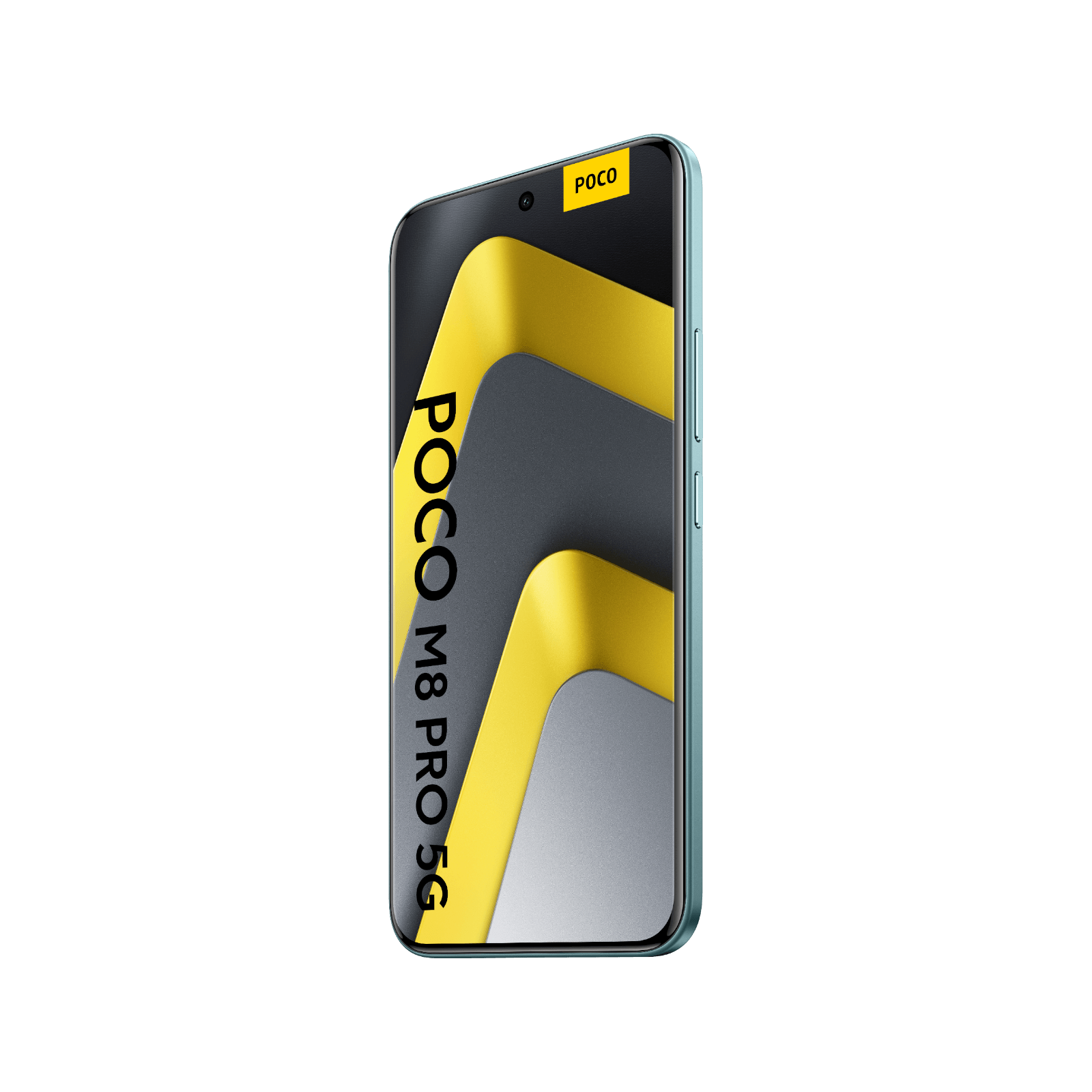 POCO M8 Pro 5G zielony prawy bok