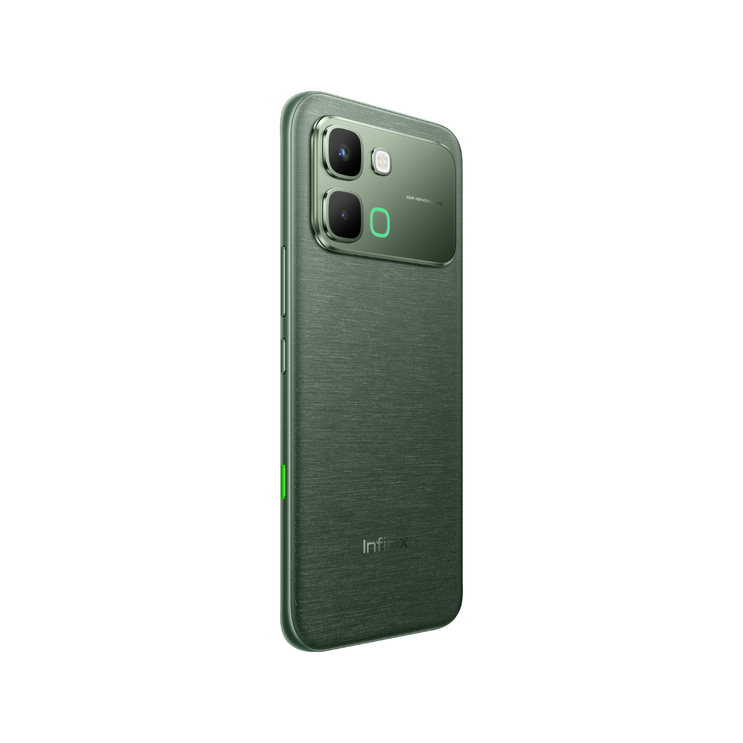 Smartfon Infinix NOTE Edge 5G Zielony Tylny, lewy bok