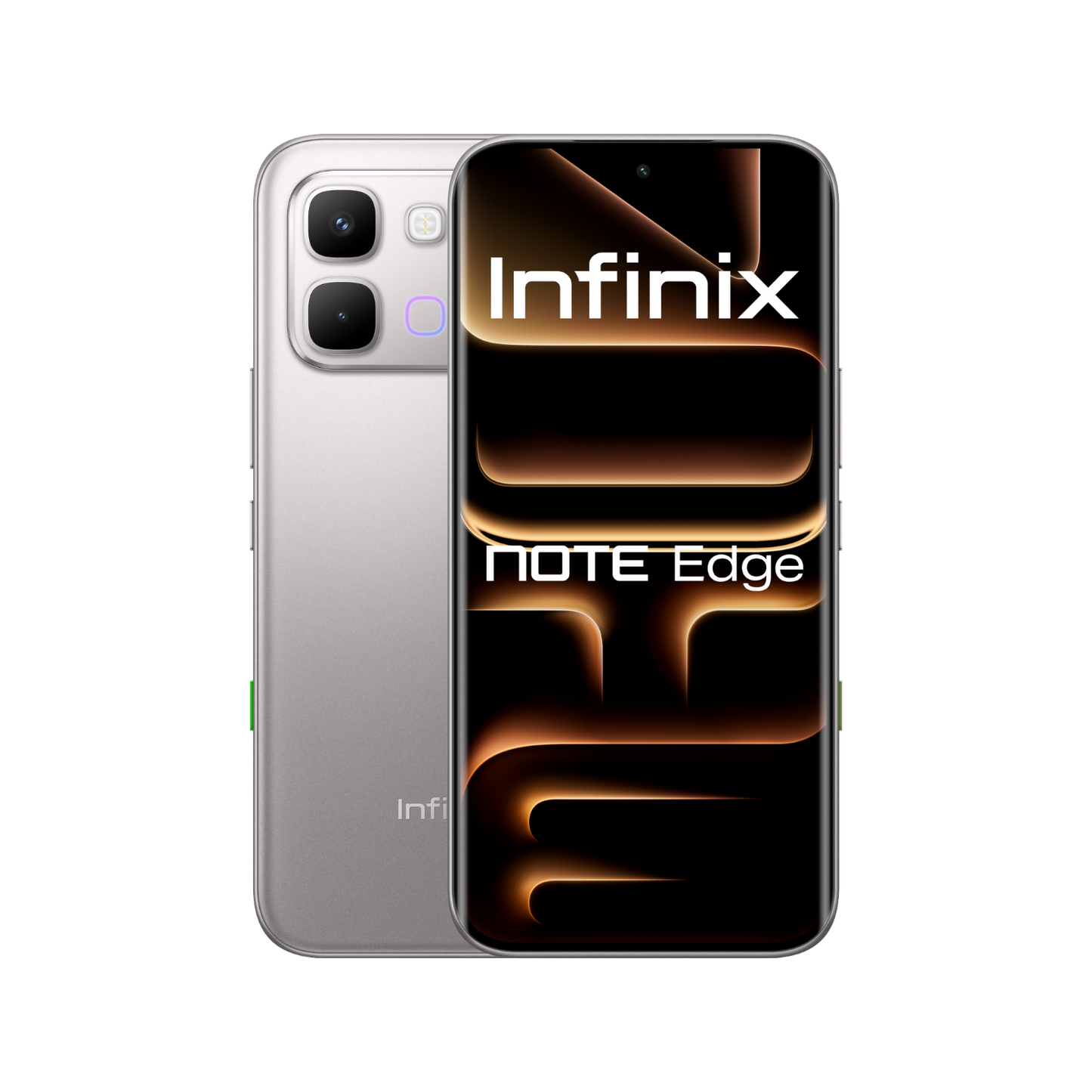 Smartfon Infinix NOTE Edge 5G Lunar Titanium Przednia i tylna obudowa