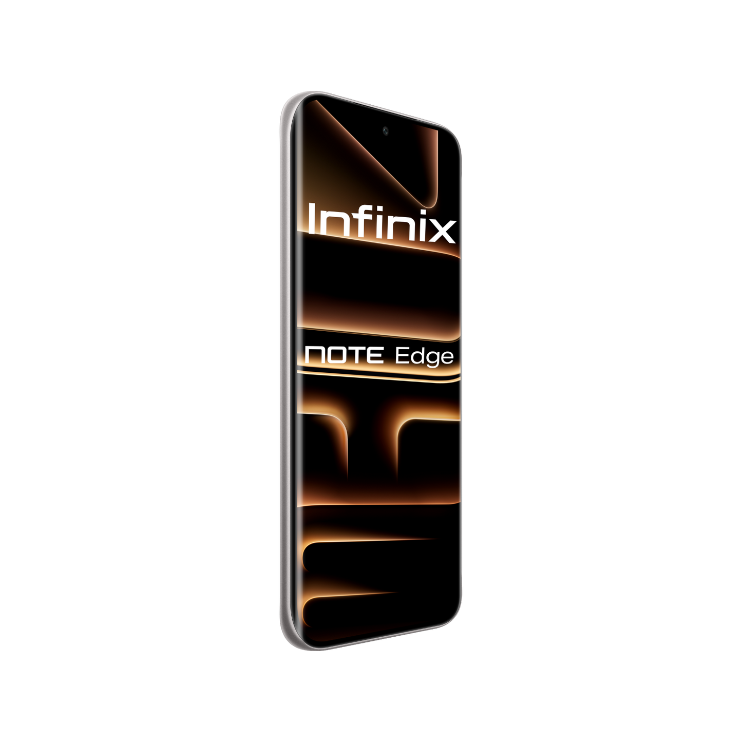 Smartfon Infinix NOTE Edge 5G Lunar Titanium Przedni, lewy bok obudowy