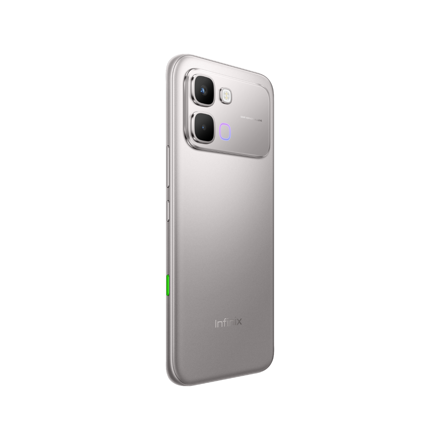 Smartfon Infinix NOTE Edge 5G Lunar Titanium Tylny, lewy bok