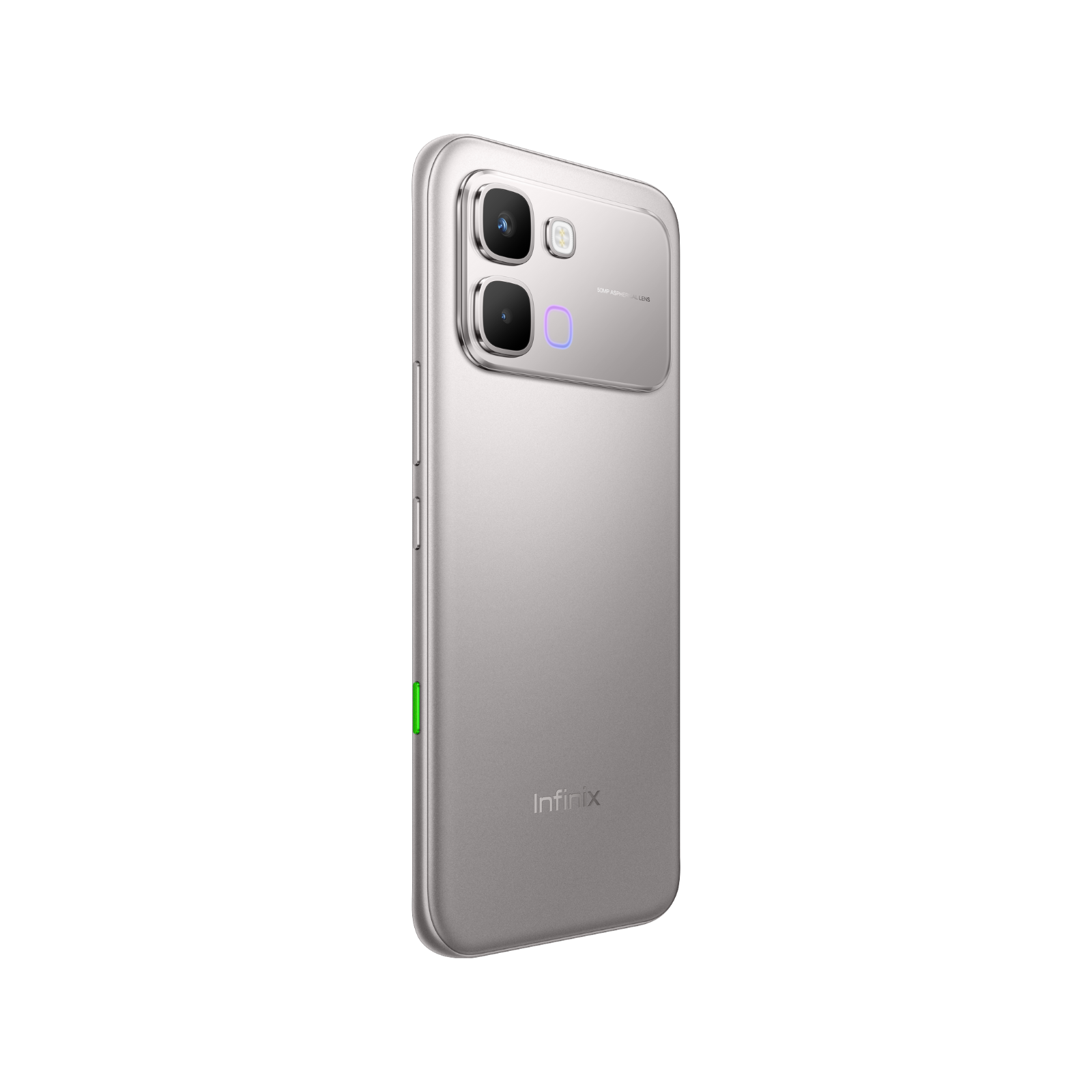 Smartfon Infinix NOTE Edge 5G Lunar Titanium Tylny, lewy bok