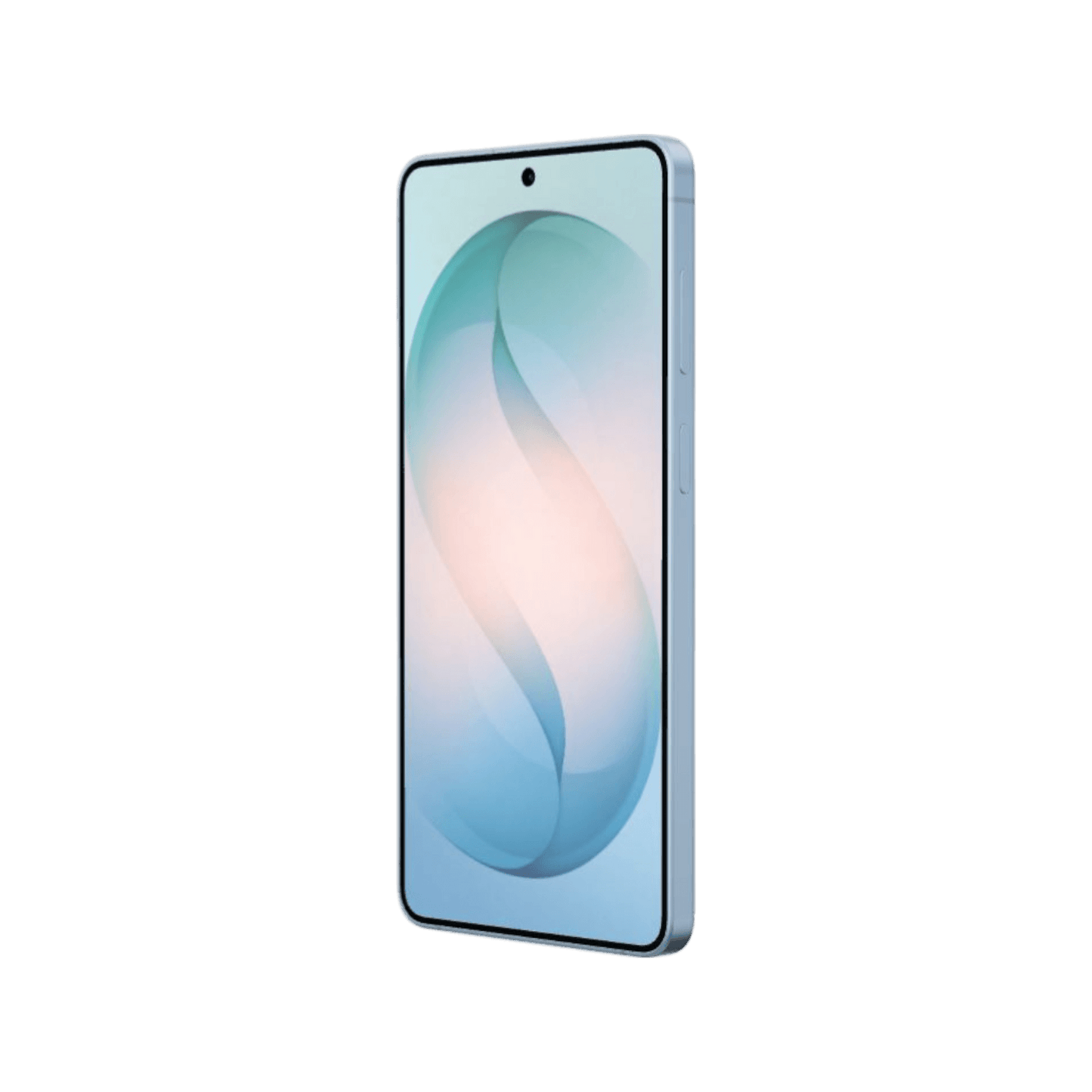 Samsung Galaxy S26 5G Niebieski Przedni, prawy bok
