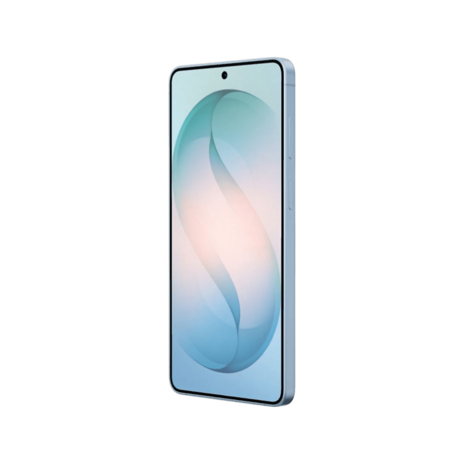 Samsung Galaxy S26 5G Niebieski Przedni, prawy bok