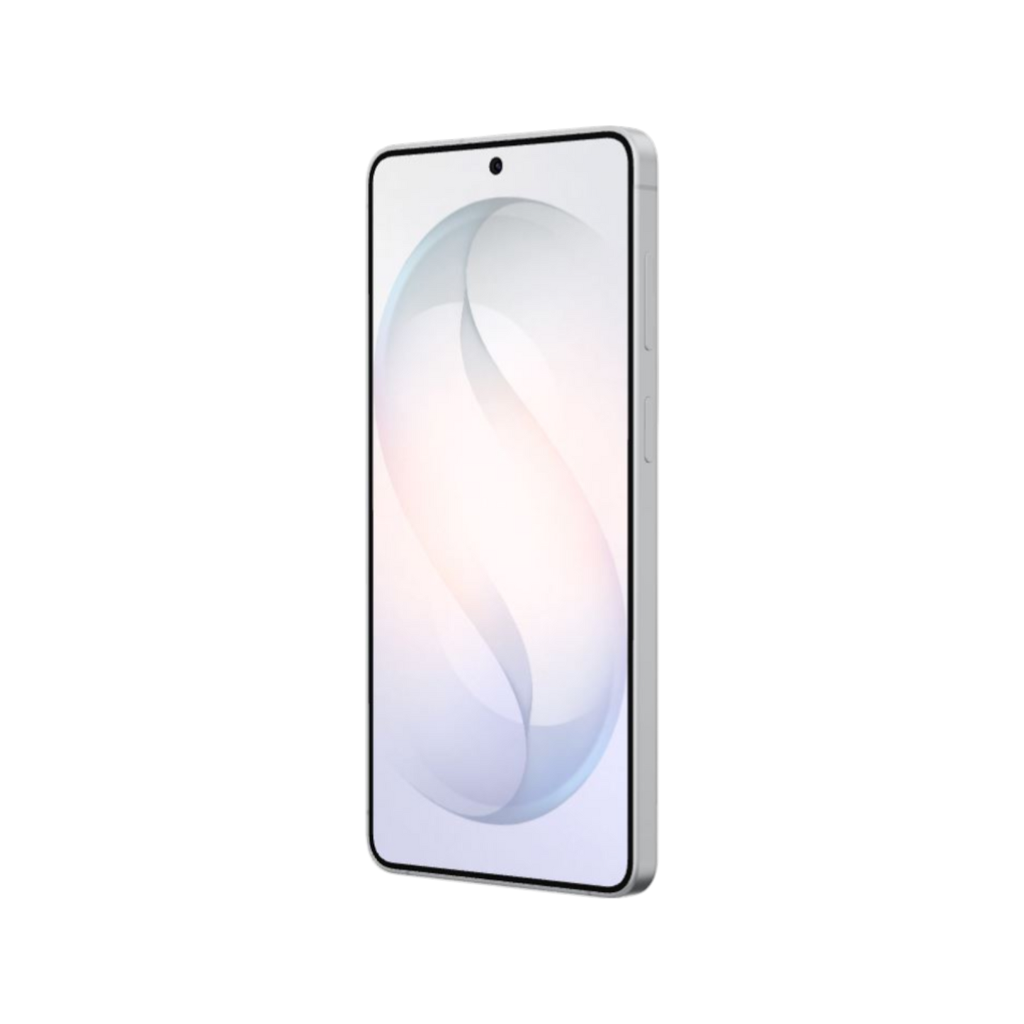 Smartfon Samsung Galaxy S26 5G Biały Przedni, prawy bok
